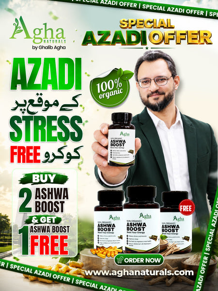 Ashwa Boost – Natural Ashwagandha Capsules for Energy & Stress Relief – Buy 2 Get 1 Free