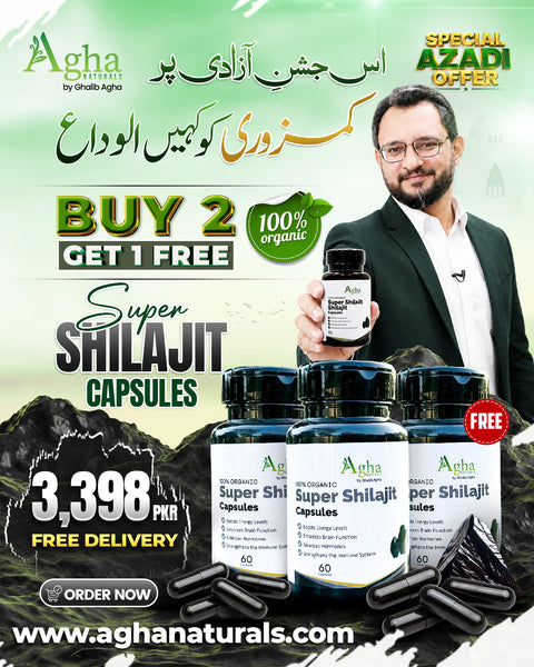 Super Shilajit Capsules – Boost Energy, Strength & Overall Physical Health