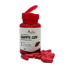 Happy - Liv (Fatty Liver Capsules) - Agha Naturals