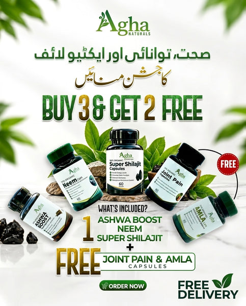 Agha Naturals – Buy 3 Get 2 FREE Offer