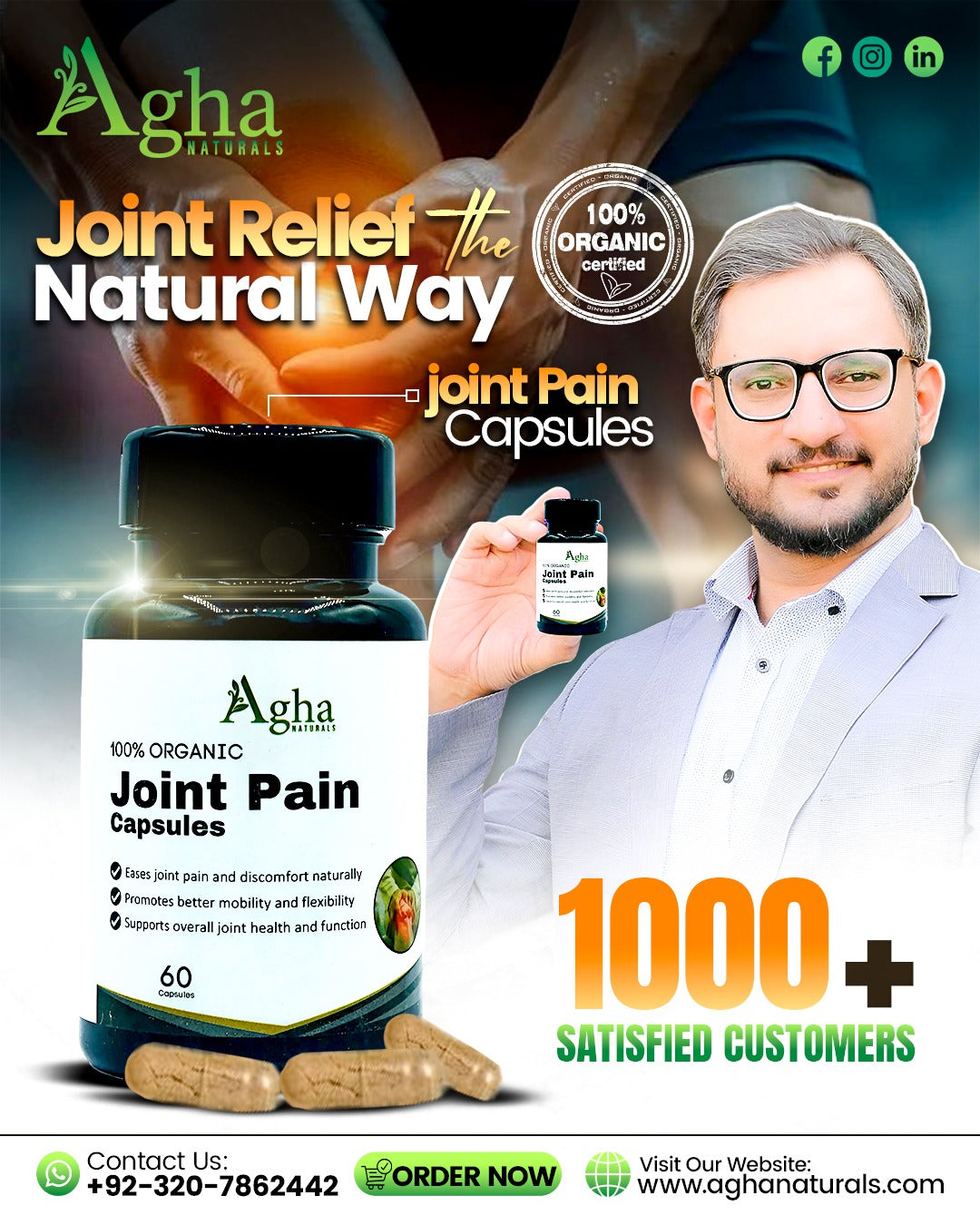 Joint Pain Relief Capsules – Support for Mobility & Comfort