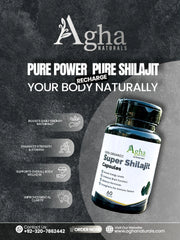 Super Shilajit Capsules – Boost Energy, Strength & Overall Physical Health