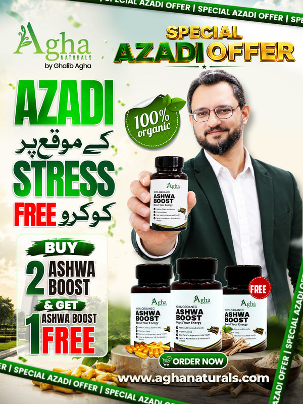 Ashwa Boost – Natural Ashwagandha Capsules for Energy & Stress Relief – Buy 2 Get 1 Free