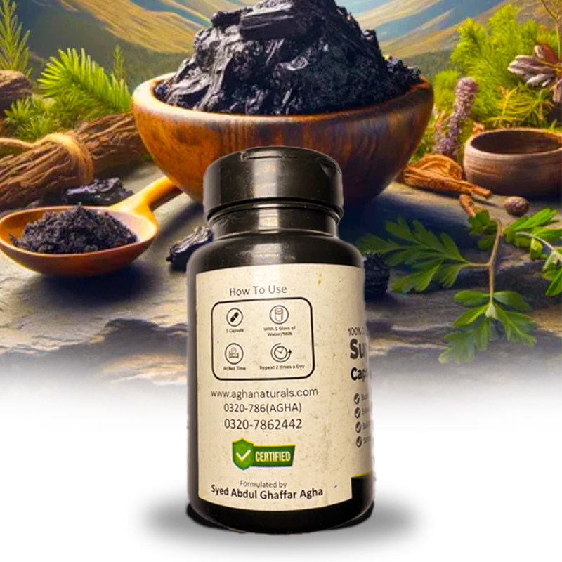 Super Shilajit Capsules – Boost Energy, Strength & Overall Physical Health