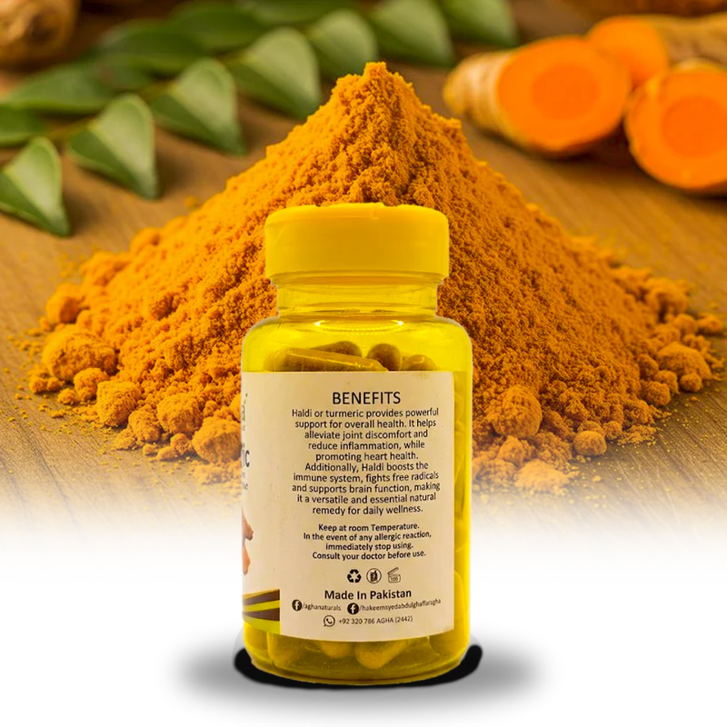 Haldi (Turmeric) Capsules – Natural Support for Immunity & Inflammation