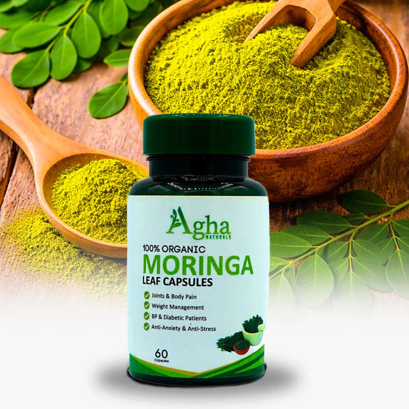 Moringa Capsules – Natural Support for Energy, Immunity & Wellness