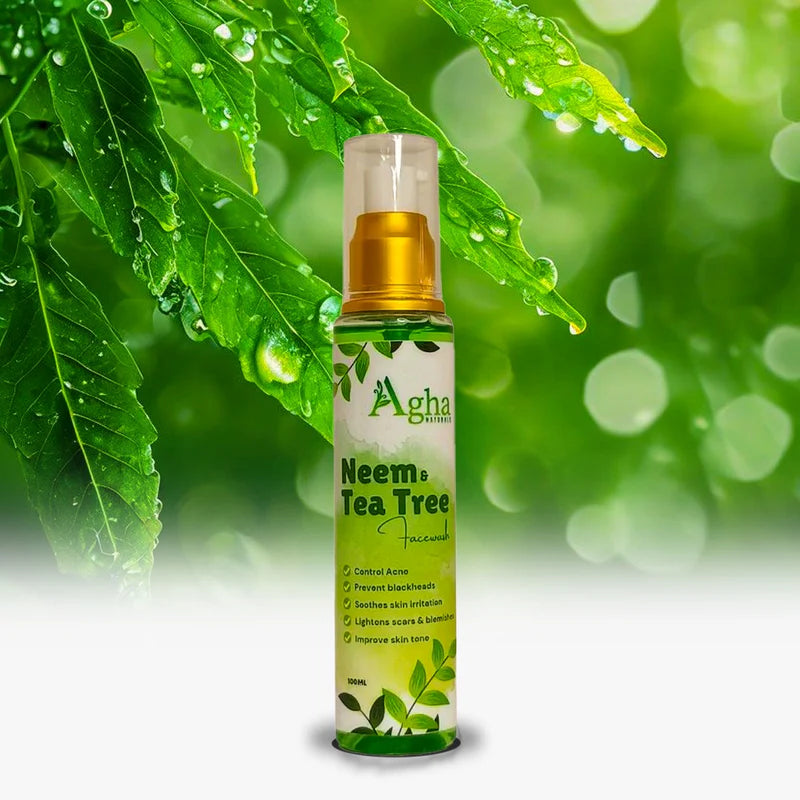 Neem & Tea Tree Facewash – Gentle Care for Clear, Healthy Skin