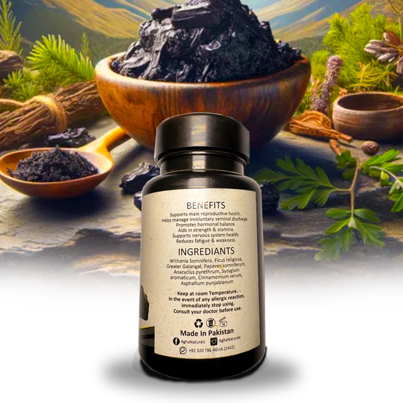 Super Shilajit Capsules – Boost Energy, Strength & Overall Physical Health